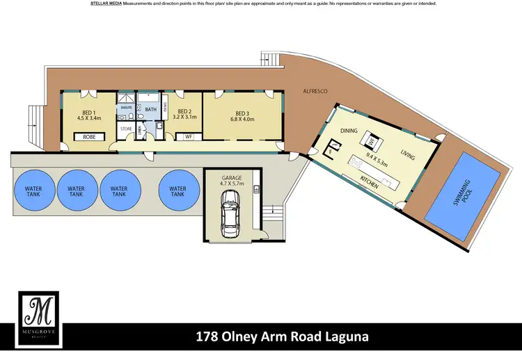 Floorplan of Homely rural property listing, 178 Olney Arm Rd, Laguna NSW 2325