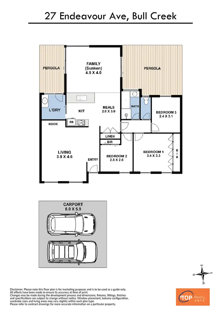 Floorplan of Homely house listing, 27 Endeavour Avenue, Bull Creek WA 6149