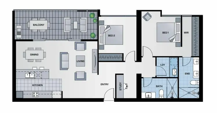 Floorplan of Homely apartment listing, 31/9 Hawksburn Rd, Rivervale WA 6103