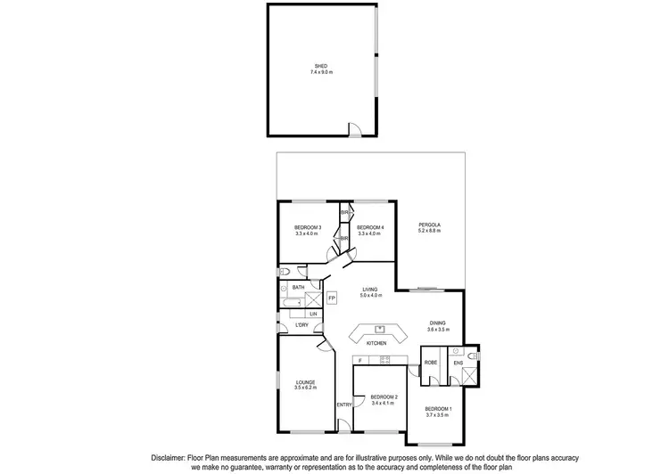 Floorplan of Homely house listing, 14 Church St, Penola SA 5277