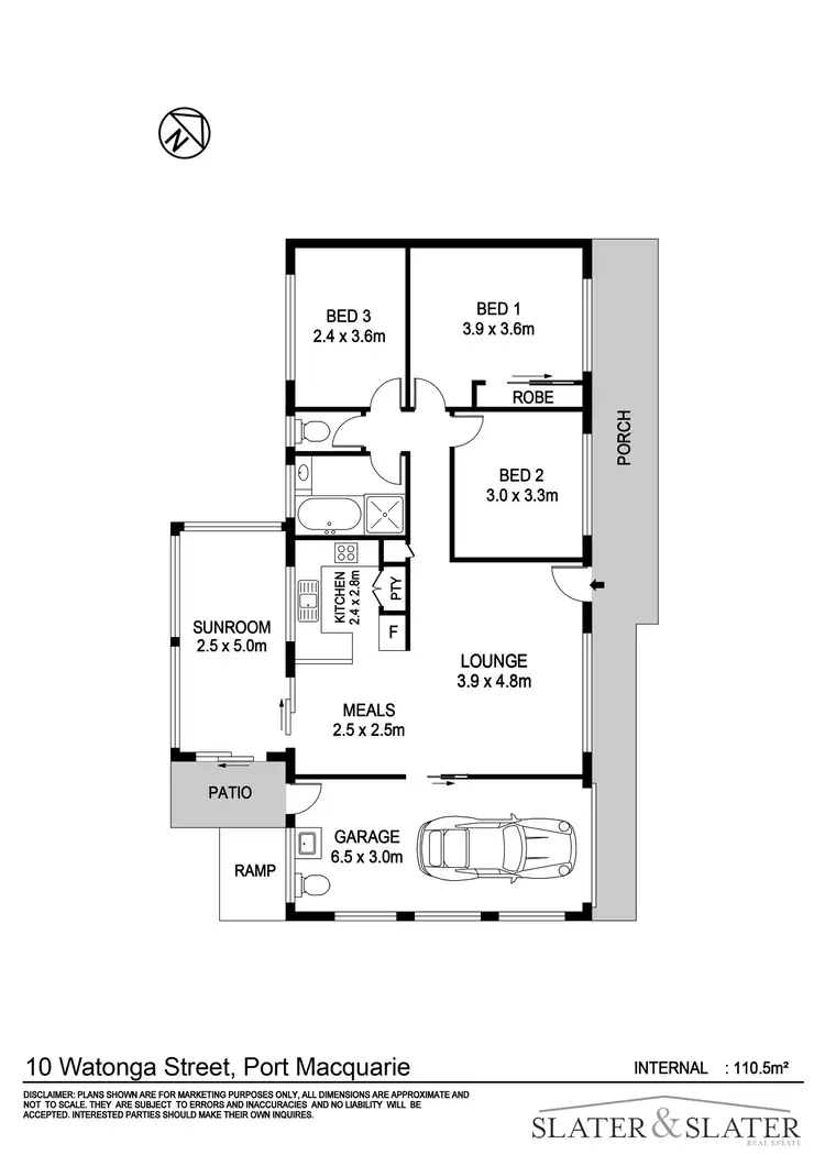 Floorplan of Homely house listing, 10 Watonga St, Port Macquarie NSW 2444