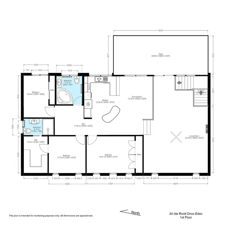 Floorplan of Homely house listing, 24 Ida Rodd Drive, Eden NSW 2551