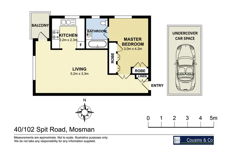 Floorplan of Homely apartment listing, 40/102 Spit Road, Mosman NSW 2088
