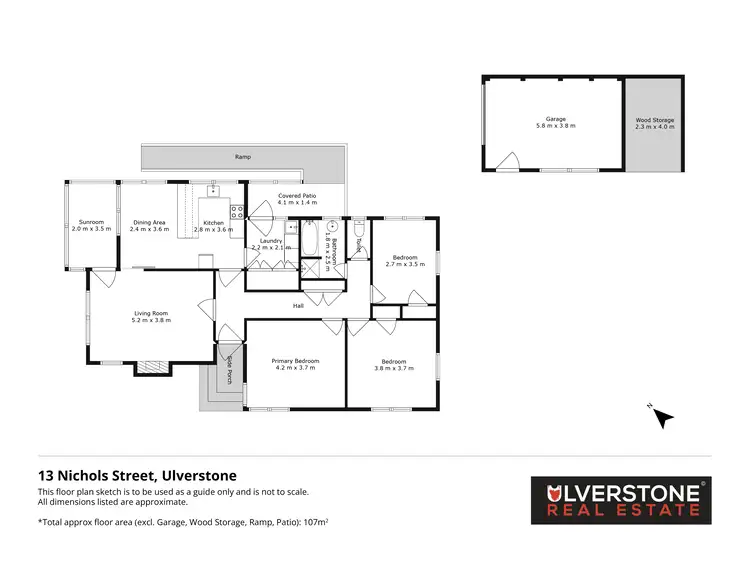 Floorplan of Homely house listing, 13 Nichols St, Ulverstone TAS 7315
