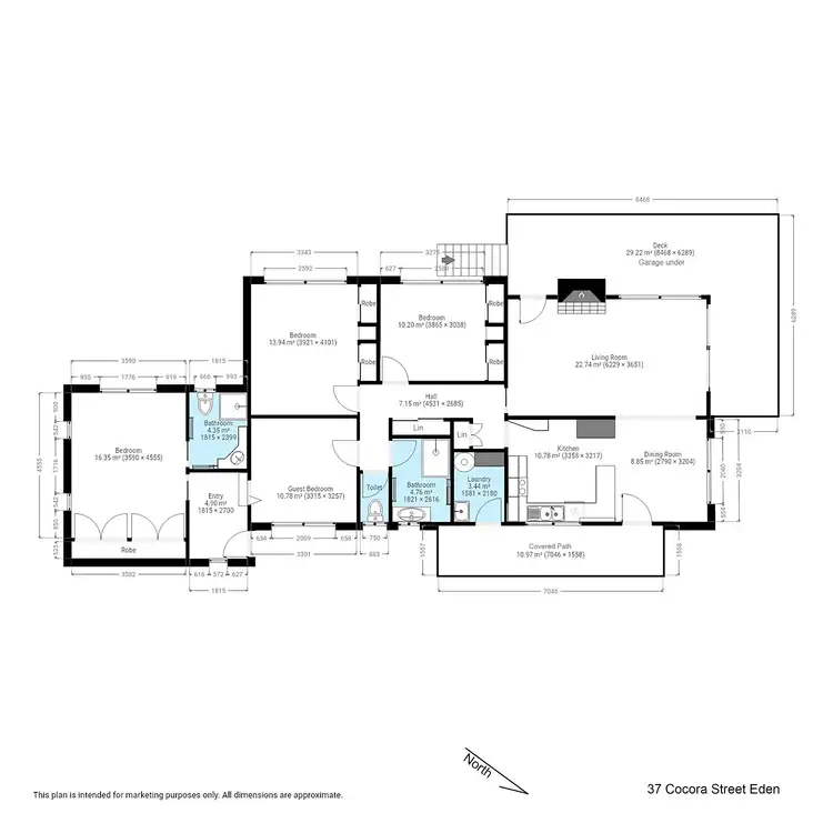 Floorplan of Homely house listing, 37 Cocora St, Eden NSW 2551