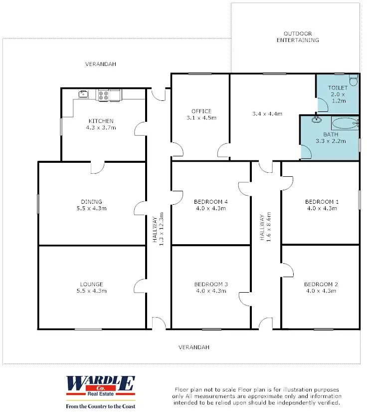 Floorplan of Homely house listing, 6-8 Wolfe St, Jamestown SA 5491