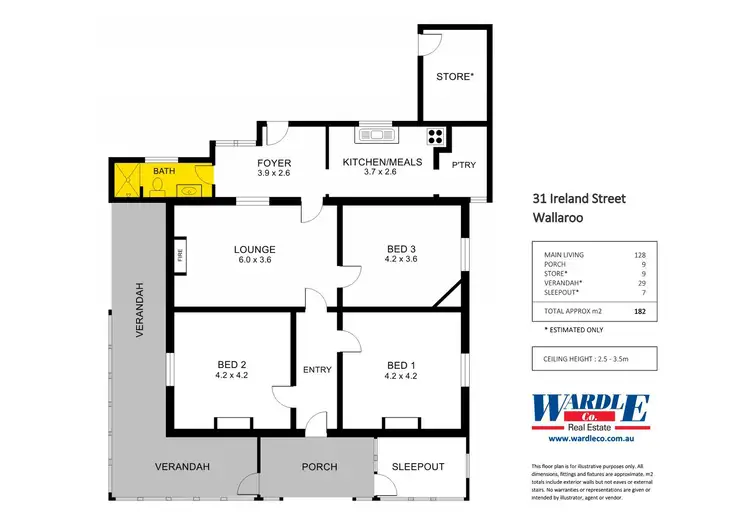 Floorplan of Homely house listing, Lot 33 Ireland St, Wallaroo SA 5556