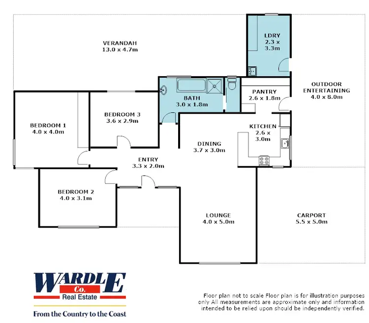 Floorplan of Homely house listing, 41 Blight Rd, Nelshaby SA 5540