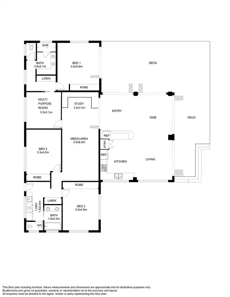Floorplan of Homely house listing, 1 Anne St, Silkwood QLD 4856