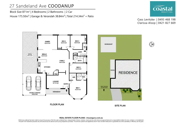 Floorplan of Homely house listing, 27 Sandeland Ave, Coodanup WA 6210