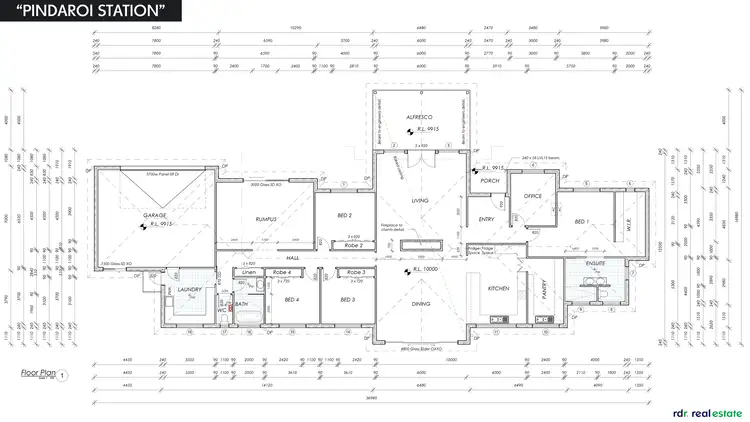 Floorplan of Homely rural property listing, 1612 Pindaroi Rd, Inverell NSW 2360