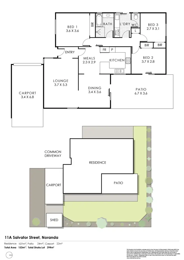 Floorplan of Homely house listing, 11A Salvator St, Noranda WA 6062