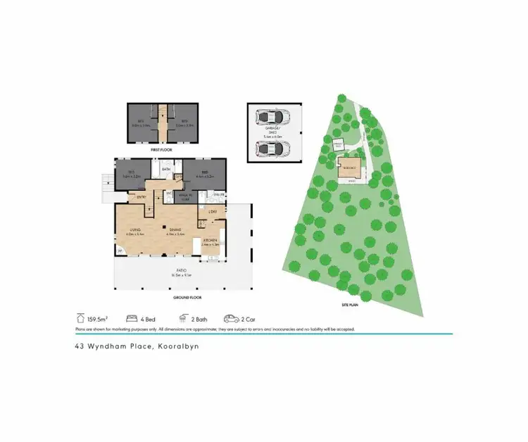 Floorplan of Homely house listing, 43 Wyndham Pl, Kooralbyn QLD 4285