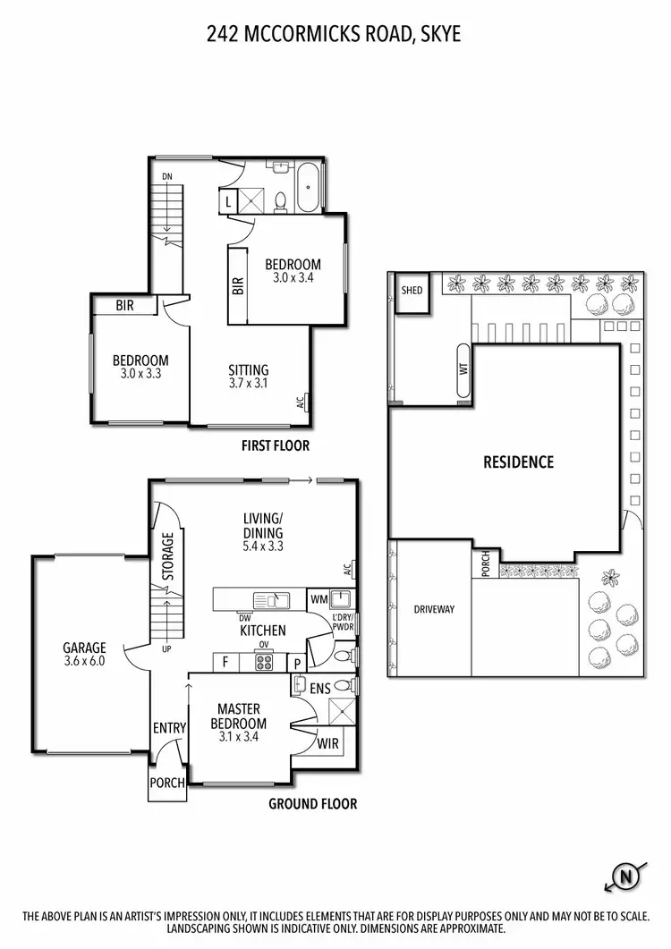 Floorplan of Homely house listing, 242 McCormicks Road, Skye VIC 3977