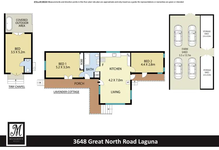 Floorplan of Homely rural property listing, 3648 Great North Rd, Laguna NSW 2325
