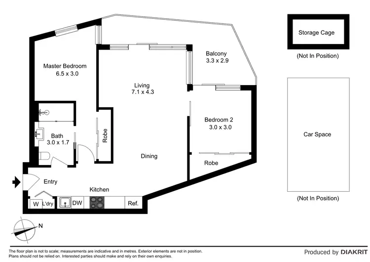 Floorplan of Homely apartment listing, Unit 203/66 Wests Rd, Maribyrnong VIC 3032