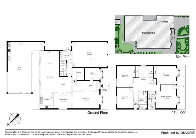 Floorplan of Homely house listing, 6 Windsor Drive, Avondale Heights VIC 3034