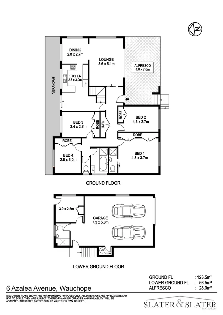 Floorplan of Homely house listing, 6 Azalea Ave, Wauchope NSW 2446