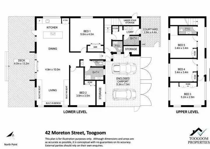 Floorplan of Homely house listing, 42 Moreton St, Toogoom QLD 4655