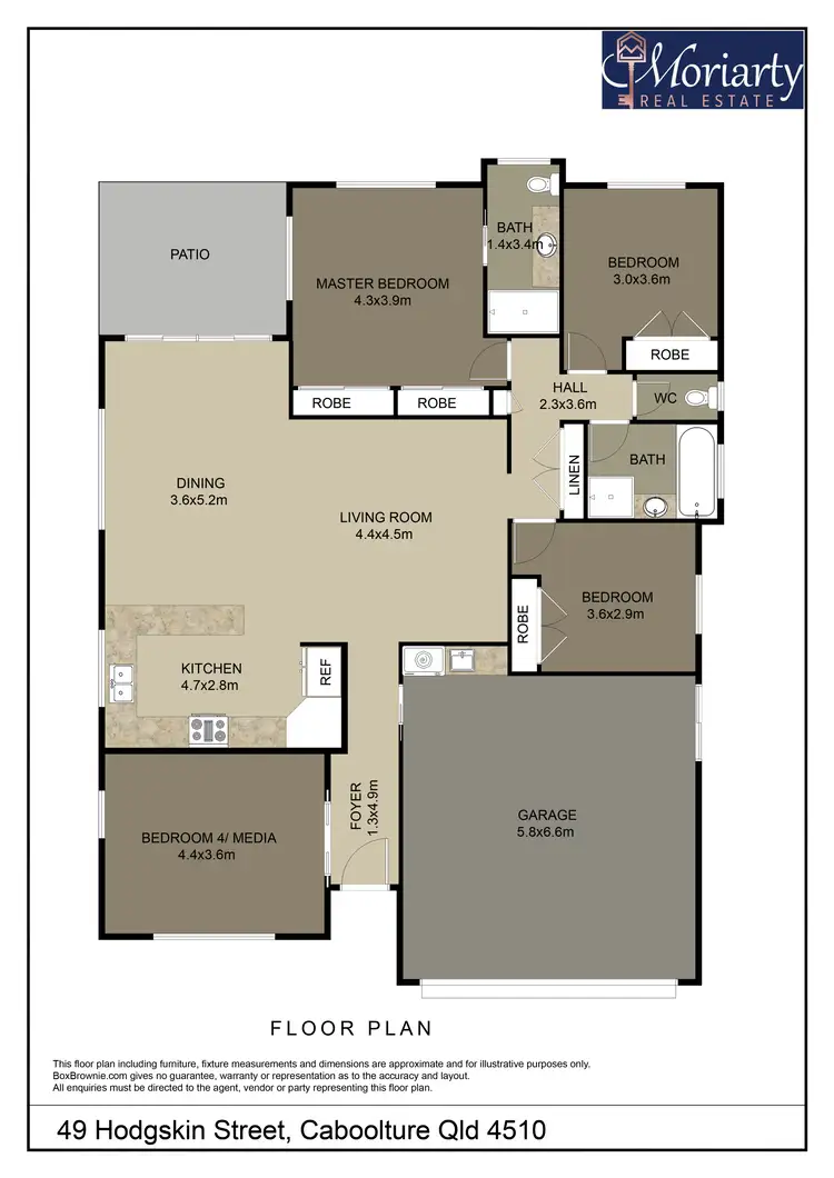 Floorplan of Homely house listing, 49 Hodgskin St, Caboolture QLD 4510