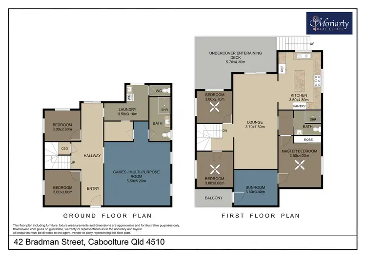 Floorplan of Homely house listing, 42 Bradman St, Caboolture QLD 4510