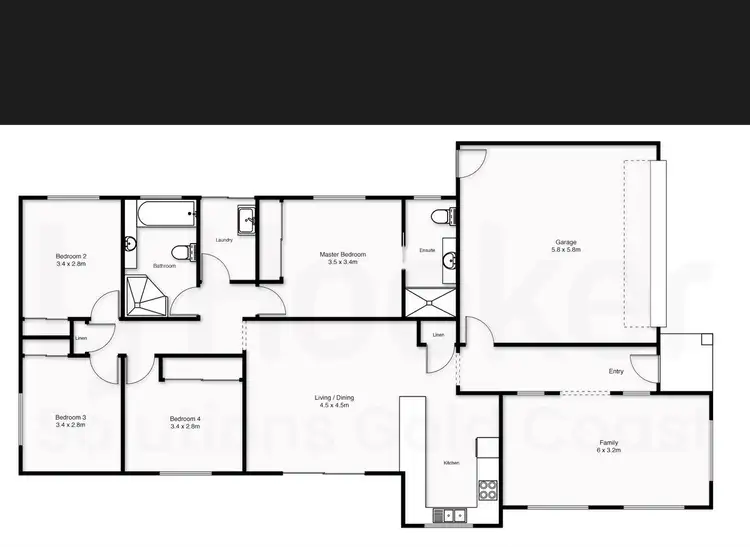 Floorplan of Homely house listing, 12 Pinegrove St, Morayfield QLD 4506