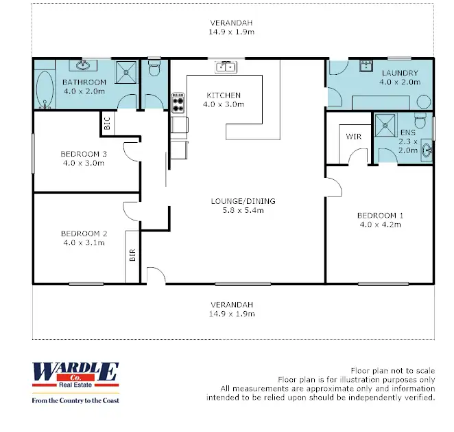Floorplan of Homely house listing, 11 West Tce, Laura SA 5480