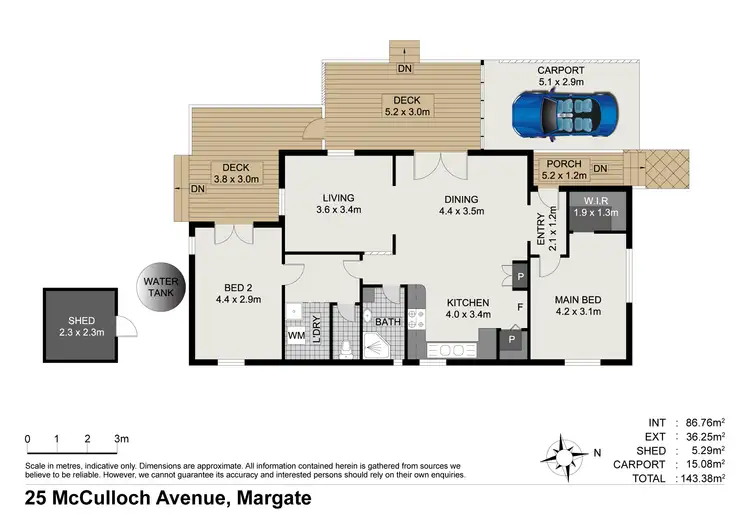 Floorplan of Homely house listing, 25 Mcculloch Ave, Margate QLD 4019