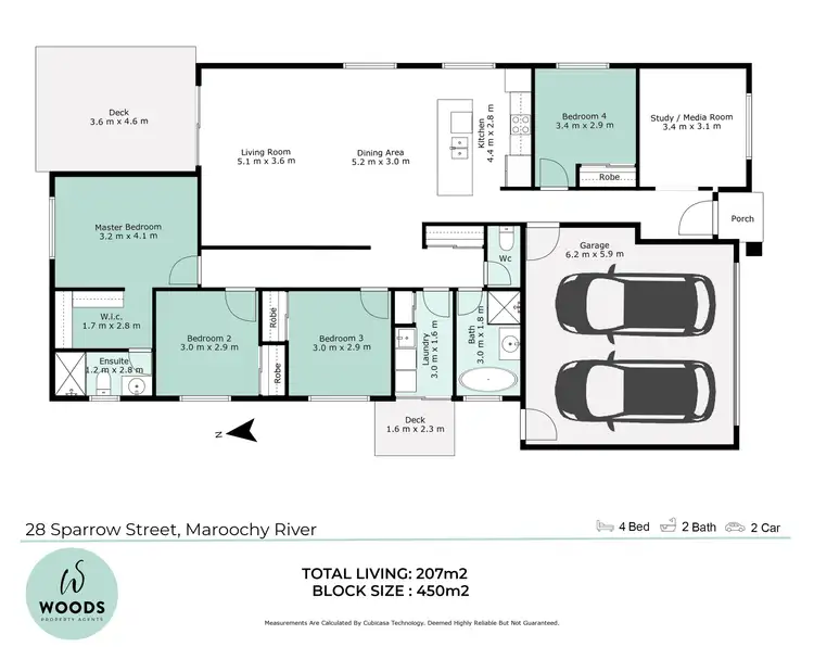 Floorplan of Homely house listing, 28 Sparrow St, Maroochy River QLD 4561