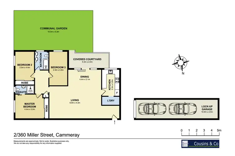 Floorplan of Homely unit listing, 2/360 Miller Street, Cammeray NSW 2062