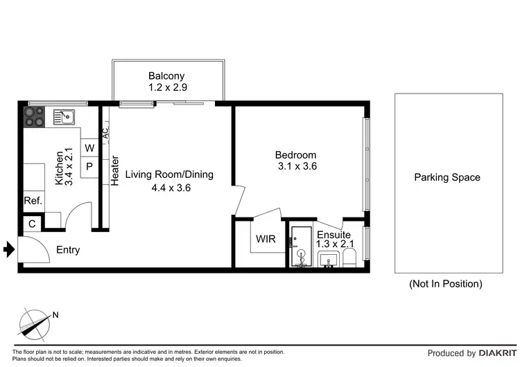 Floorplan of Homely unit listing, 11/29 Raleigh Street, Essendon VIC 3040