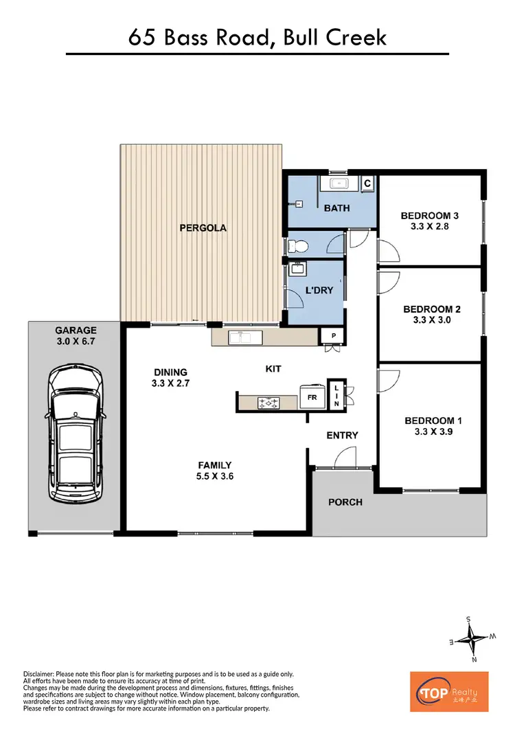Floorplan of Homely house listing, 65 Bass Road, Bull Creek WA 6149