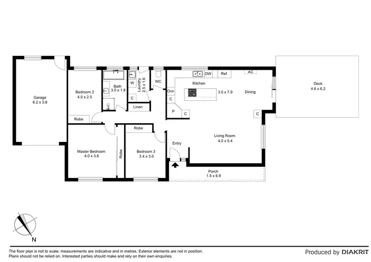 Floorplan of Homely unit listing, 1/19 Amis Crescent, Avondale Heights VIC 3034