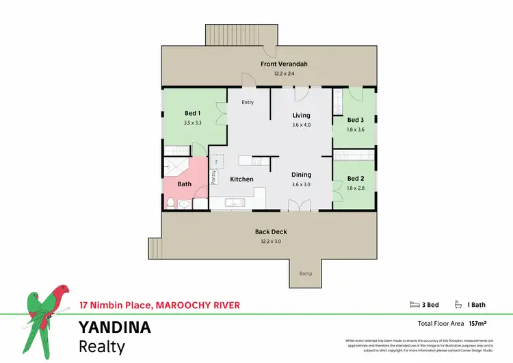 Floorplan of Homely house listing, 17 Nimbin Pl, Maroochy River QLD 4561