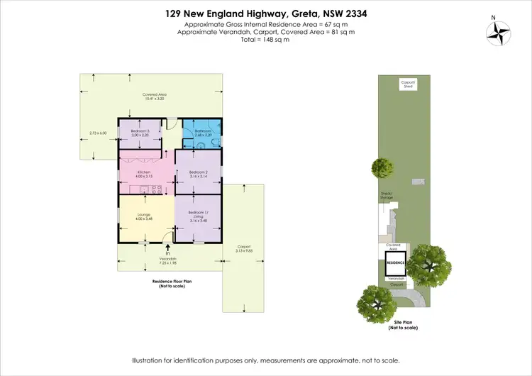 Floorplan of Homely house listing, 129 New England Hwy, Greta NSW 2334