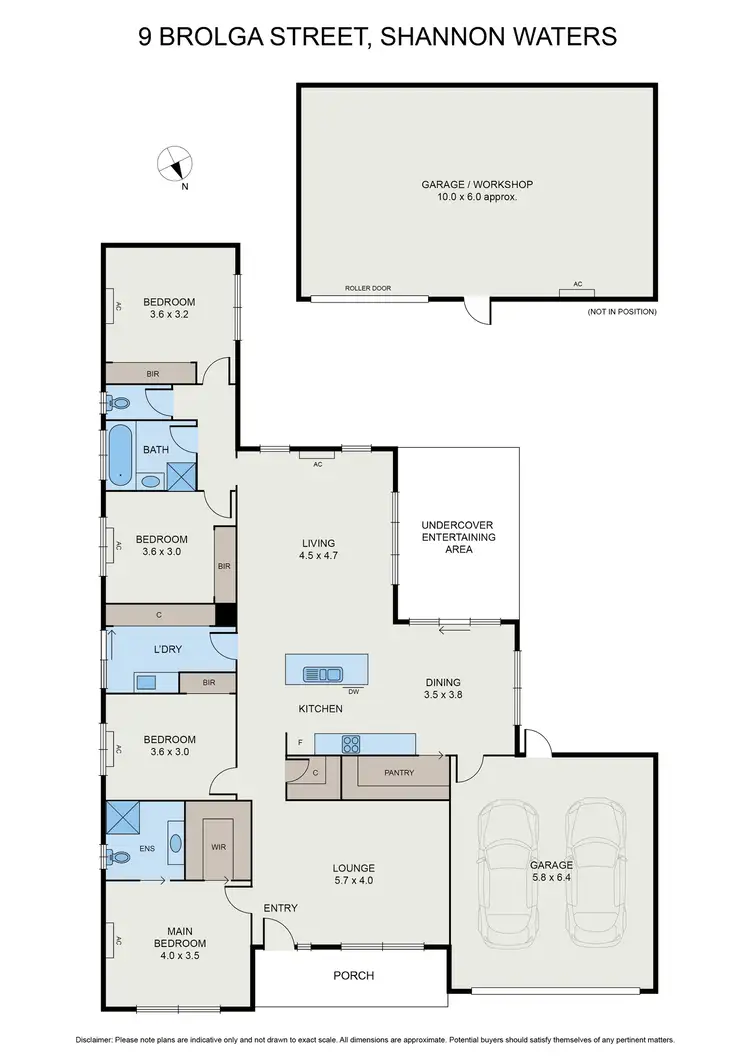 Floorplan of Homely house listing, 9 Brolga St, Bairnsdale VIC 3875