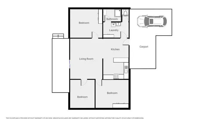 Floorplan of Homely house listing, 49 Sharpley Ave, Stawell VIC 3380