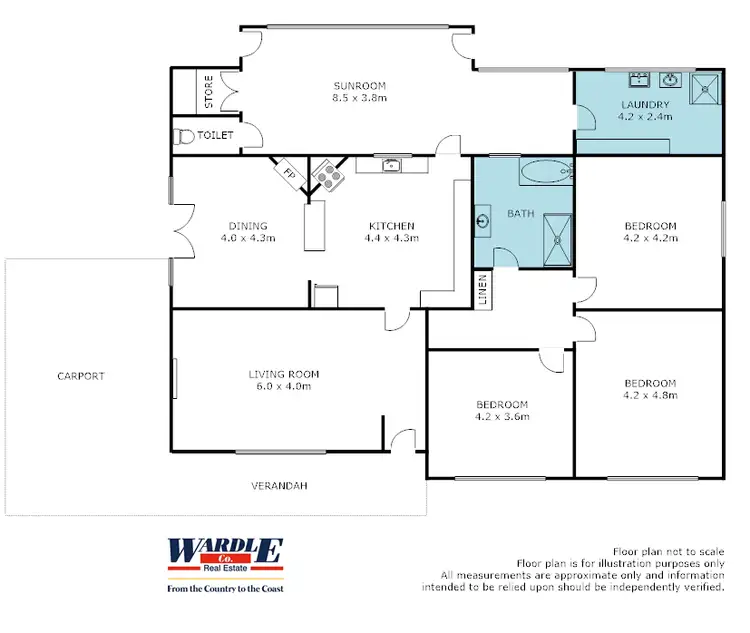 Floorplan of Homely house listing, 6 Bute St, Jamestown SA 5491