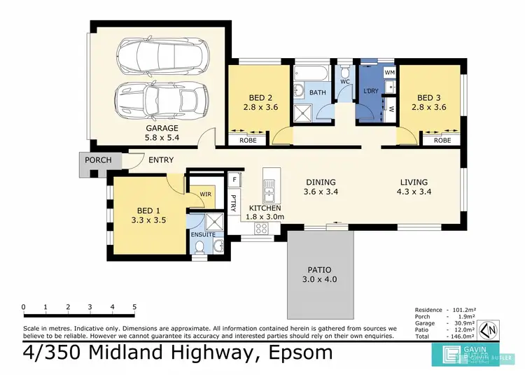 Floorplan of Homely house listing, 350 Midland Hwy, Epsom VIC 3551
