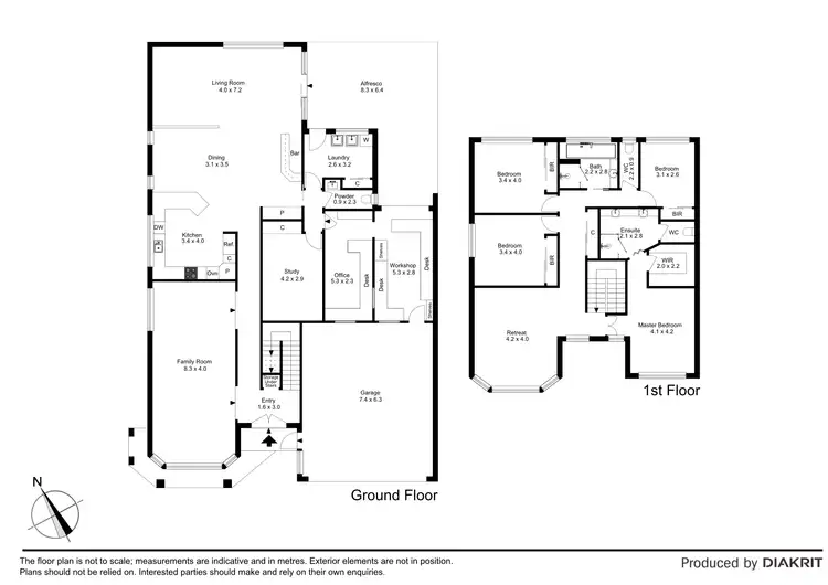 Floorplan of Homely house listing, 12 Delaney Court, Keilor VIC 3036