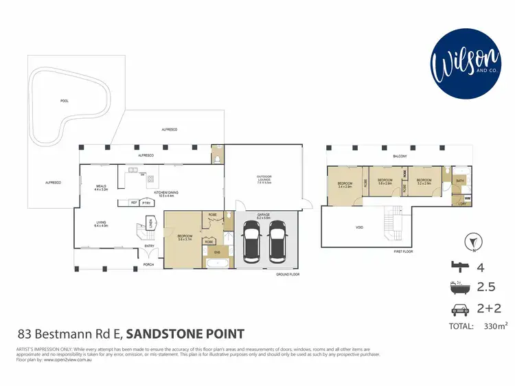 Floorplan of Homely house listing, 83 Bestmann Rd E, Sandstone Point QLD 4511