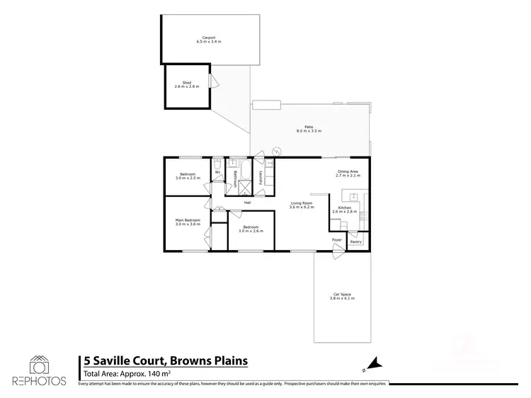 Floorplan of Homely house listing, 5 Saville Ct, Browns Plains QLD 4118
