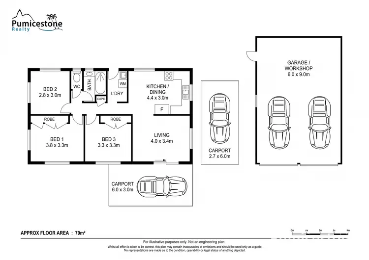 Floorplan of Homely house listing, 78 Bishop Rd, Beachmere QLD 4510