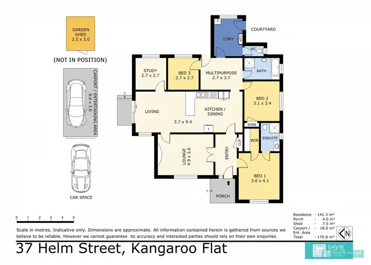 Floorplan of Homely house listing, 37 Helm St, Kangaroo Flat VIC 3555
