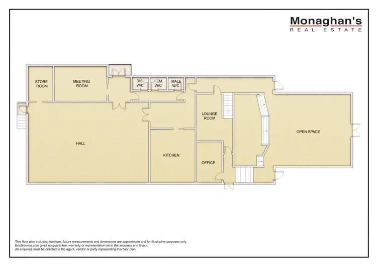 Floorplan of Homely warehouse listing, 50 Main St, Stawell VIC 3380