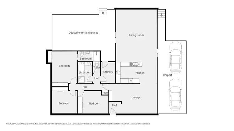 Floorplan of Homely house listing, 114 Longfield St, Stawell VIC 3380
