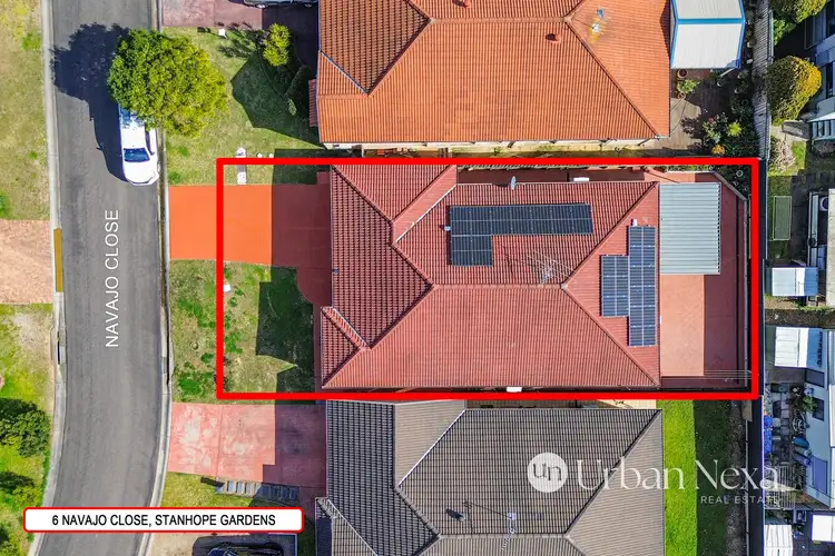 Floorplan of Homely house listing, 6 Navajo Cl, Stanhope Gardens NSW 2768