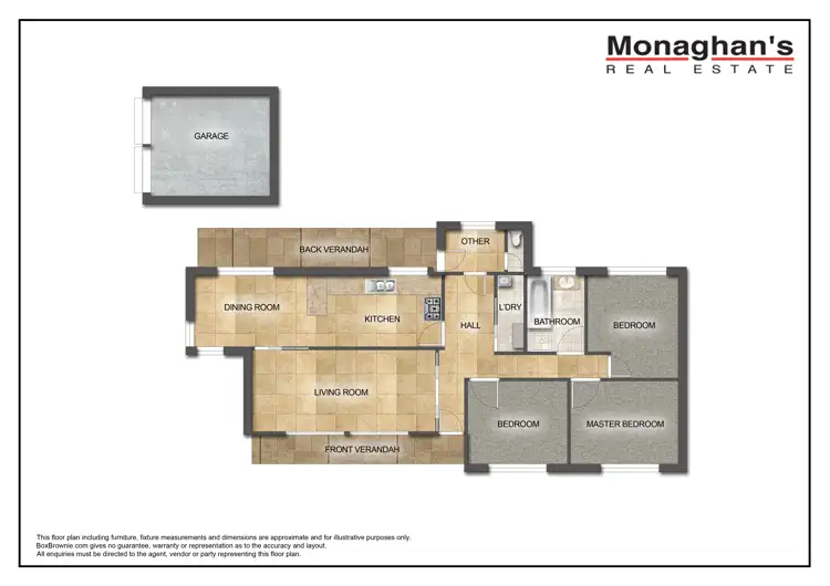 Floorplan of Homely house listing, 144 Napier St, Stawell VIC 3380