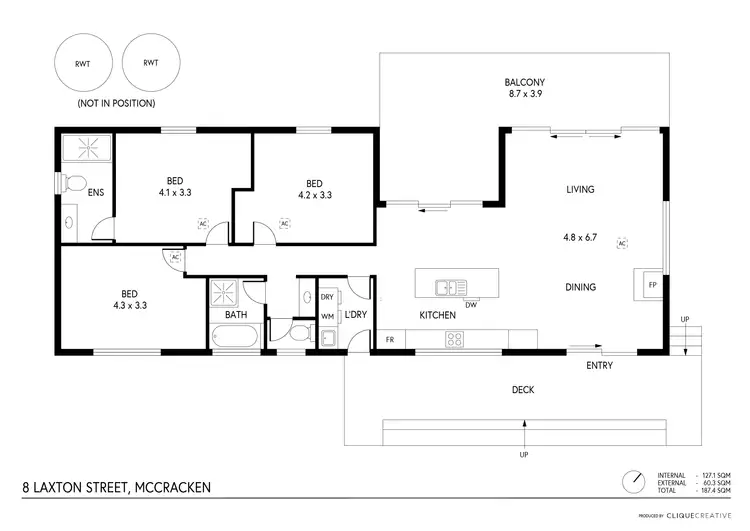Floorplan of Homely house listing, 8 Laxton St, Mccracken SA 5211