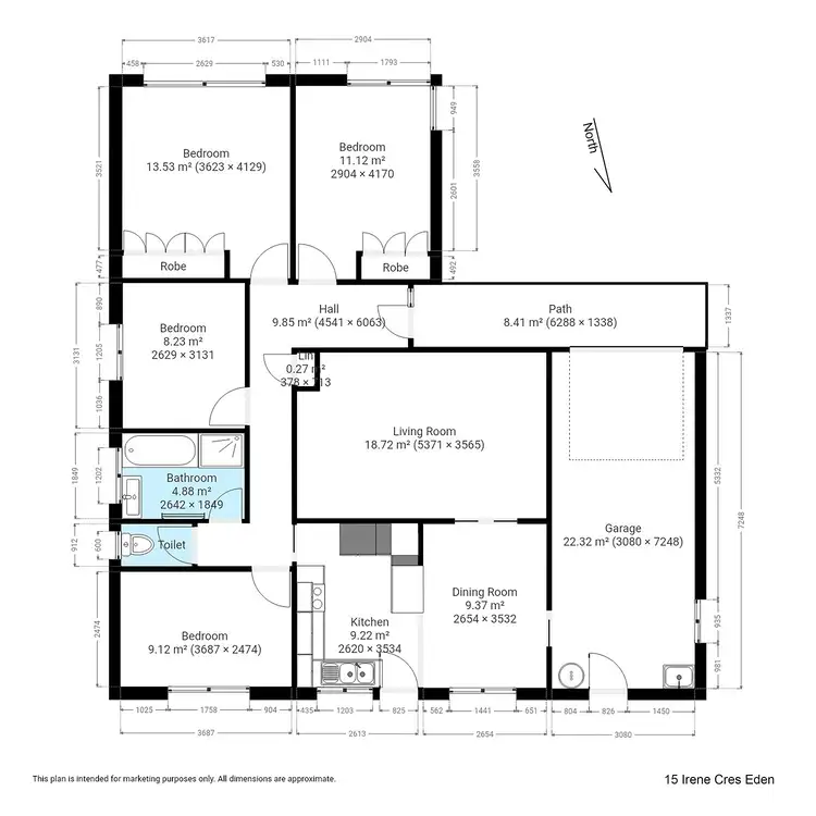 Floorplan of Homely house listing, 15 Irene Cres, Eden NSW 2551